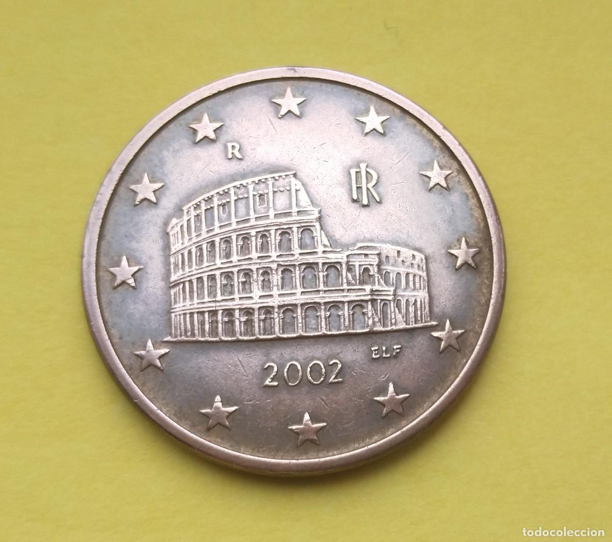 Euros: moneda 5 c&eacute;ntimos Italia 2002 - Foto 2
