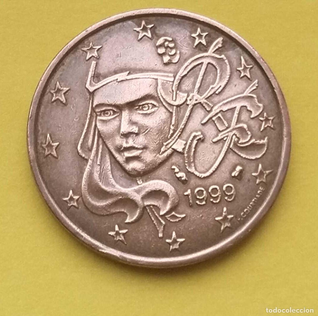 Euros: moneda 5 c&eacute;ntimos francia 1999 - Foto 1