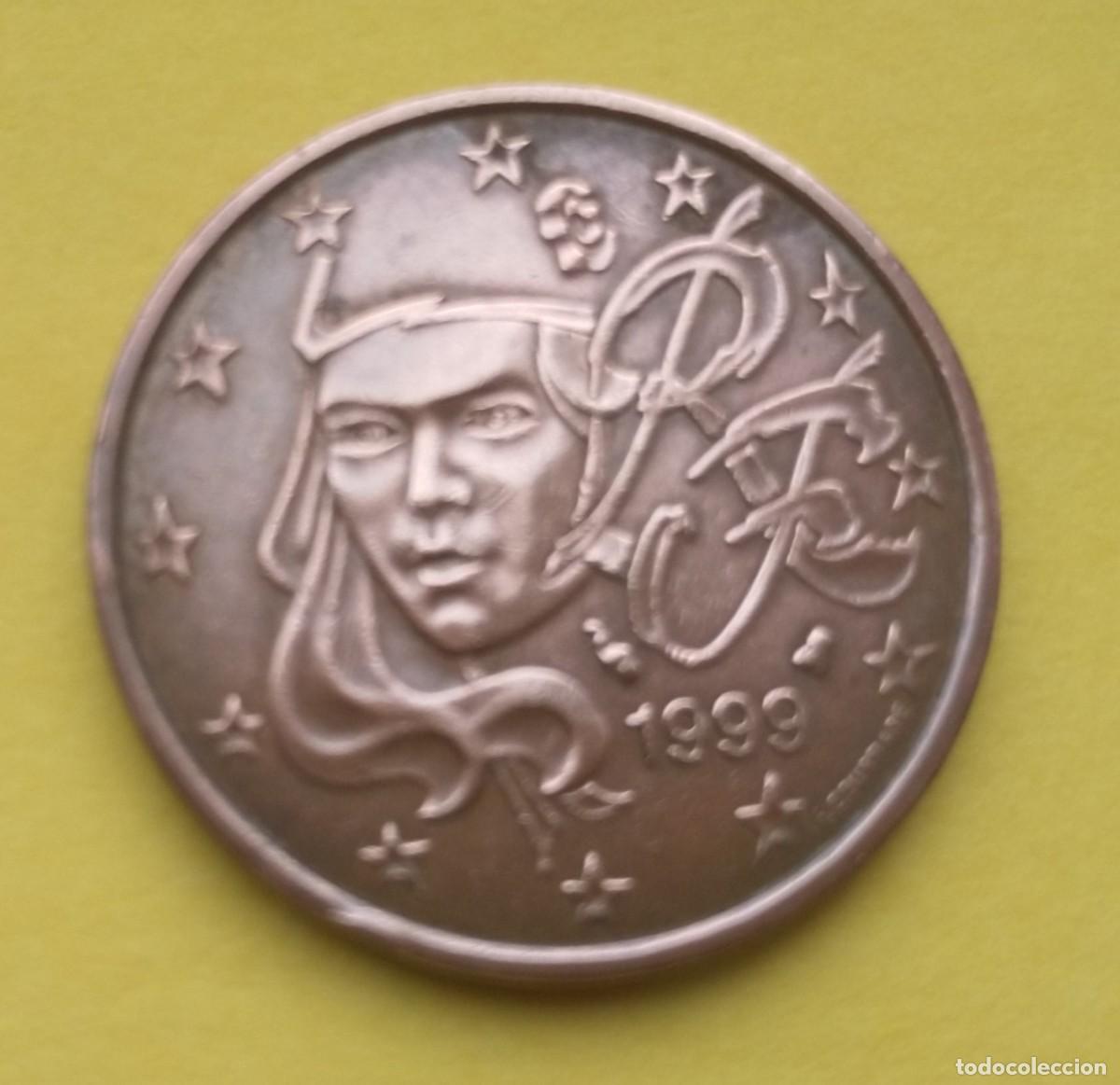 Euros: moneda 5 c&eacute;ntimos francia 1999 - Foto 2
