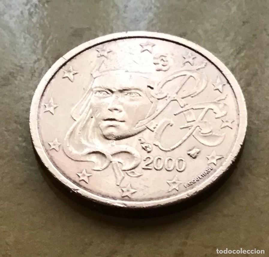 Euros: 2 c&eacute;ntimos de euro de Francia. A&ntilde;o 2000 - Foto 1