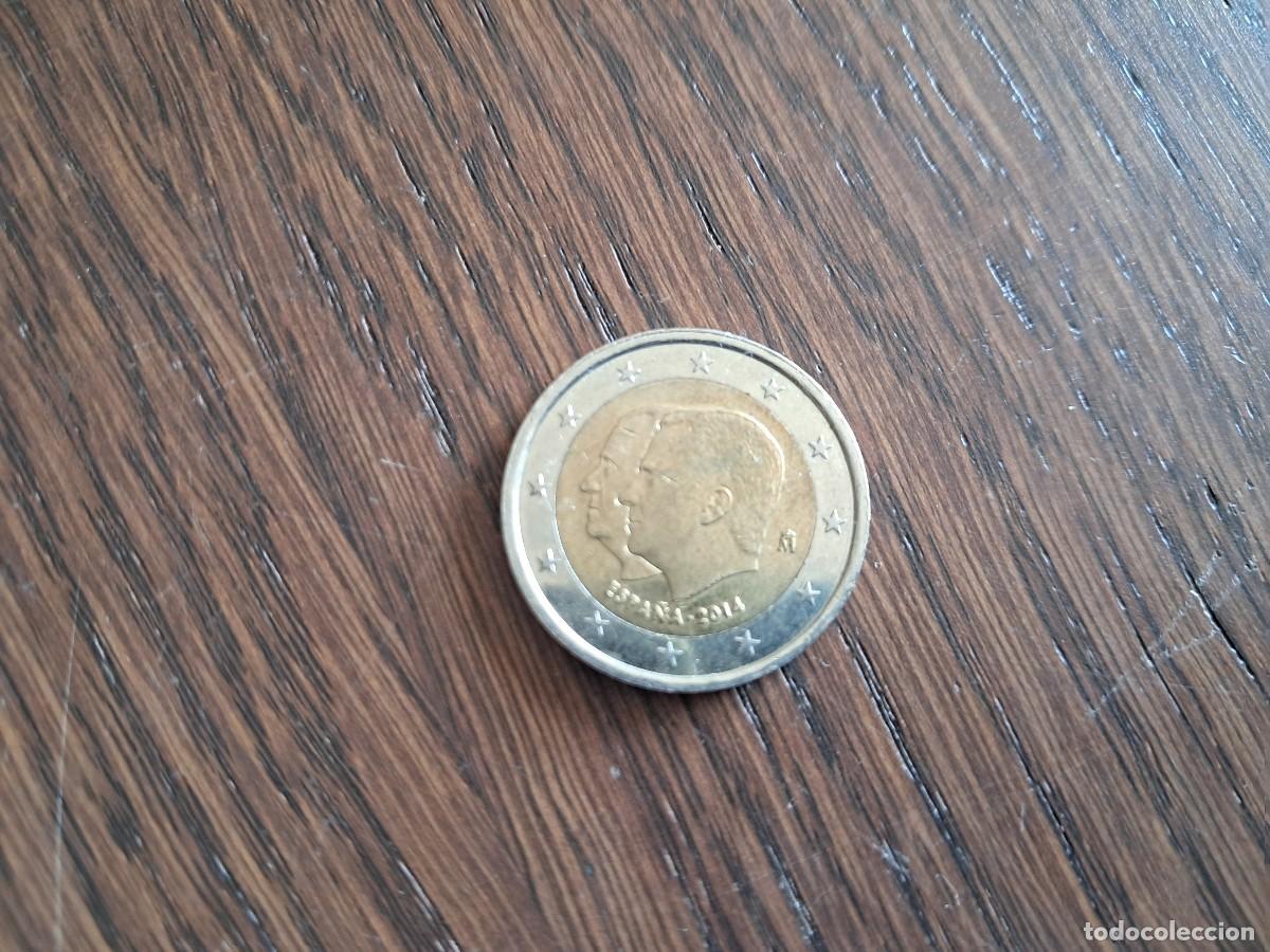 Euros: moneda de 2 euros de Espa&ntilde;a, a&ntilde;o 2014. - Foto 1