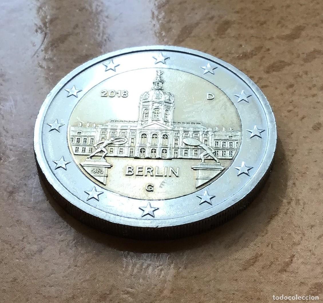 Euros: 2 euros conmemorativos de Alemania. Berl&iacute;n A&ntilde;o 2018 ceca G