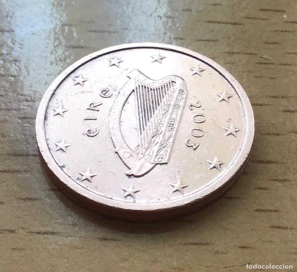 Euros: 2 c&eacute;ntimos de euro de Irlanda. A&ntilde;o 2003 - Foto 1