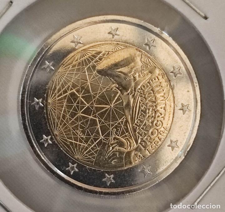 Euros: Moneda de 2 &euro; Espa&ntilde;a 2022, Erasmus, sin circular