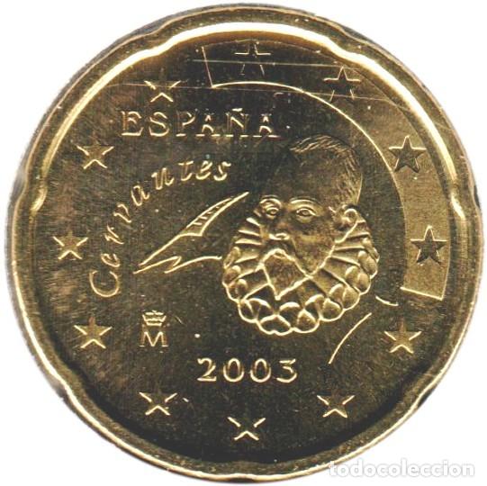 Euros: ESPA&Ntilde;A 2003. 20 CENT EUROS. SIN CIRCULAR - Foto 1