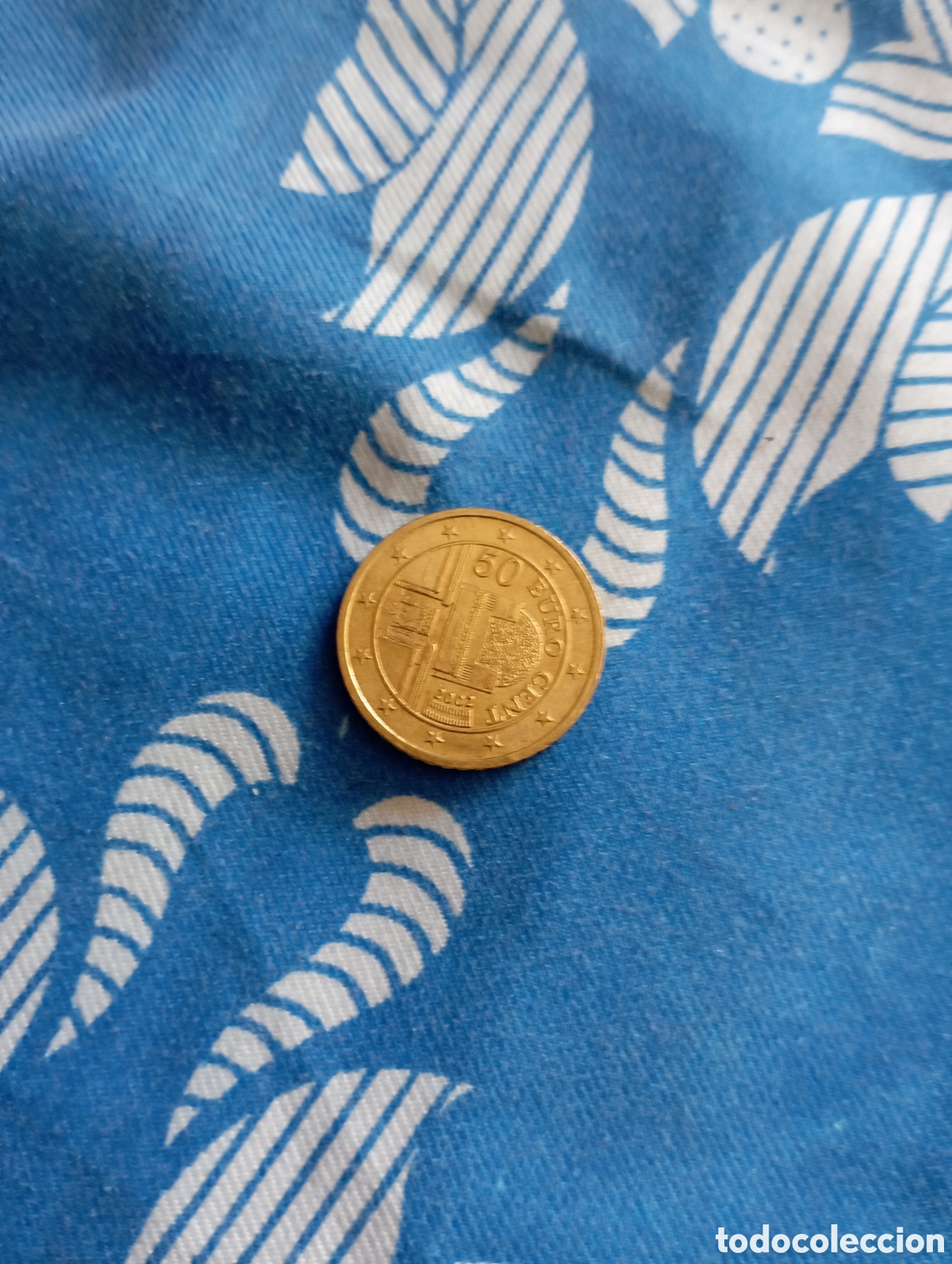 Euros: 50 euro cent 2002,centimo Austria - Foto 2