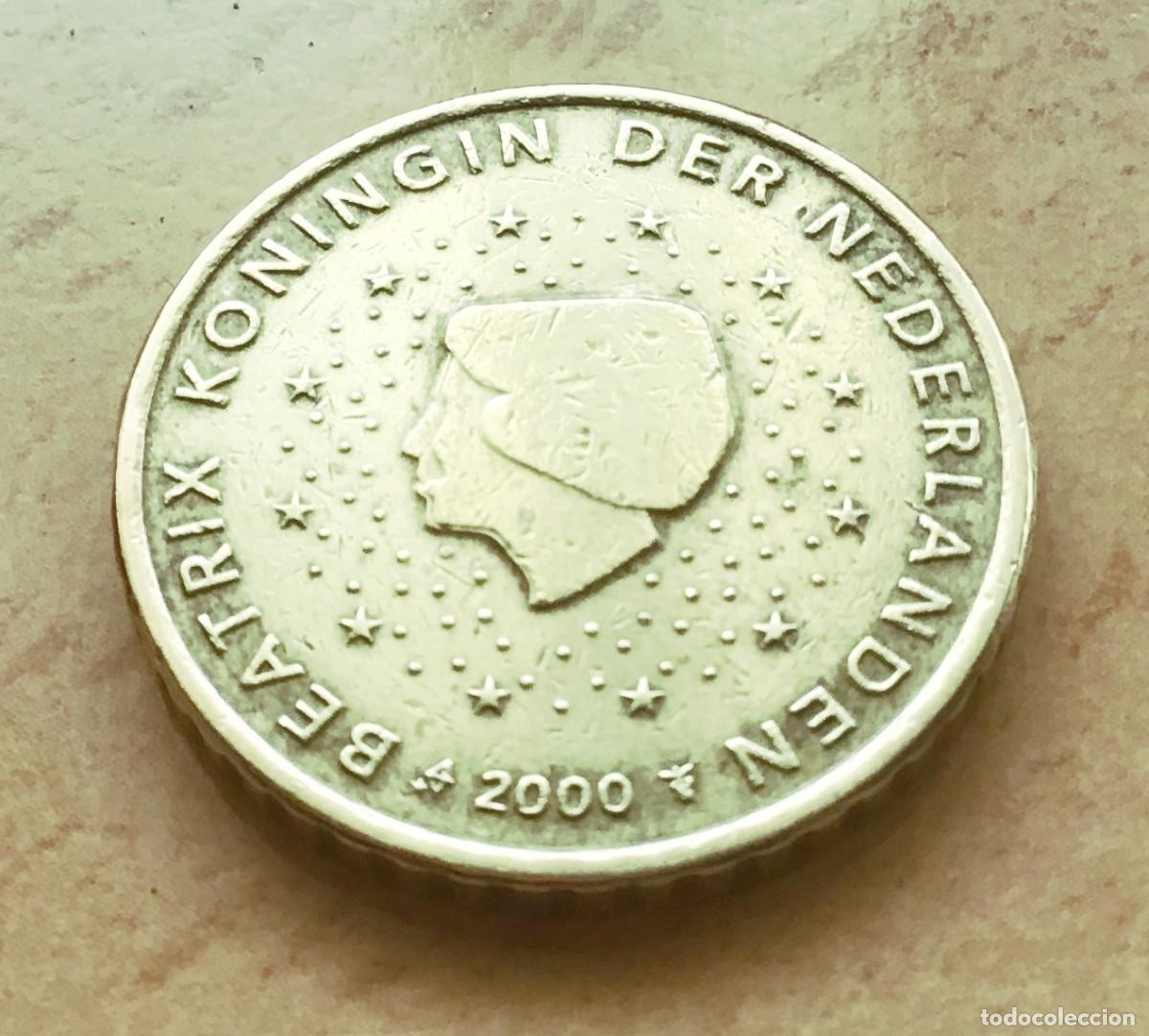 Euros: 50 c&eacute;ntimos de euro de Holanda. A&ntilde;o 2000 - Foto 1