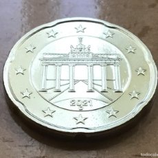 Euros: 20 CÉNTIMOS DE EURO DE ALEMANIA. AÑO 2021 CECA D