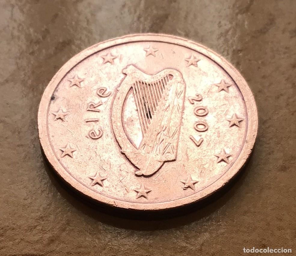 Euros: 2 c&eacute;ntimos de euro de Irlanda. A&ntilde;o 2007 - Foto 1