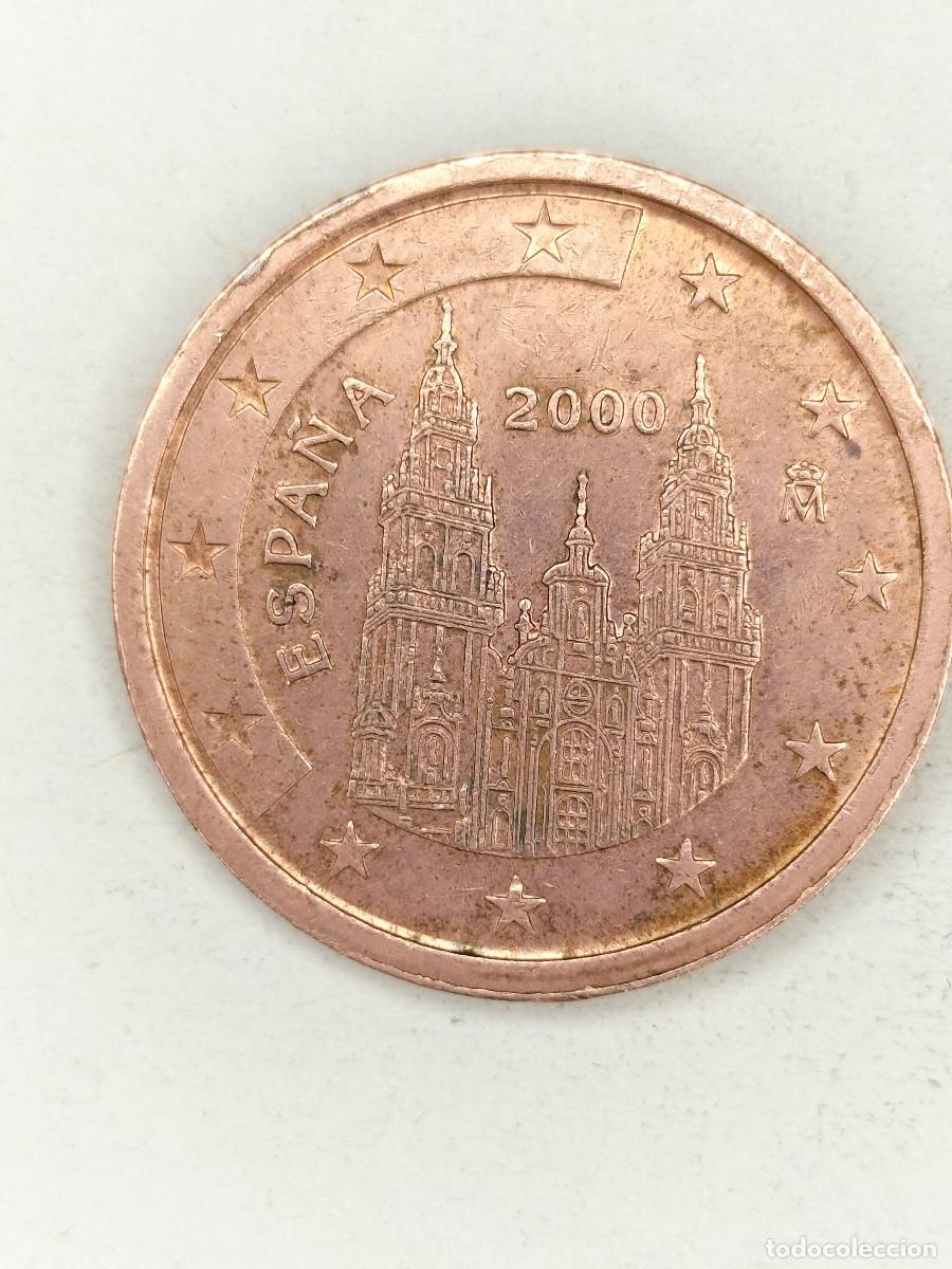 Euros: 10-02476 - ESPA&Ntilde;A 5 cent &euro; - 2000 - CU&Ntilde;O ROTO EN 5 - Foto 2