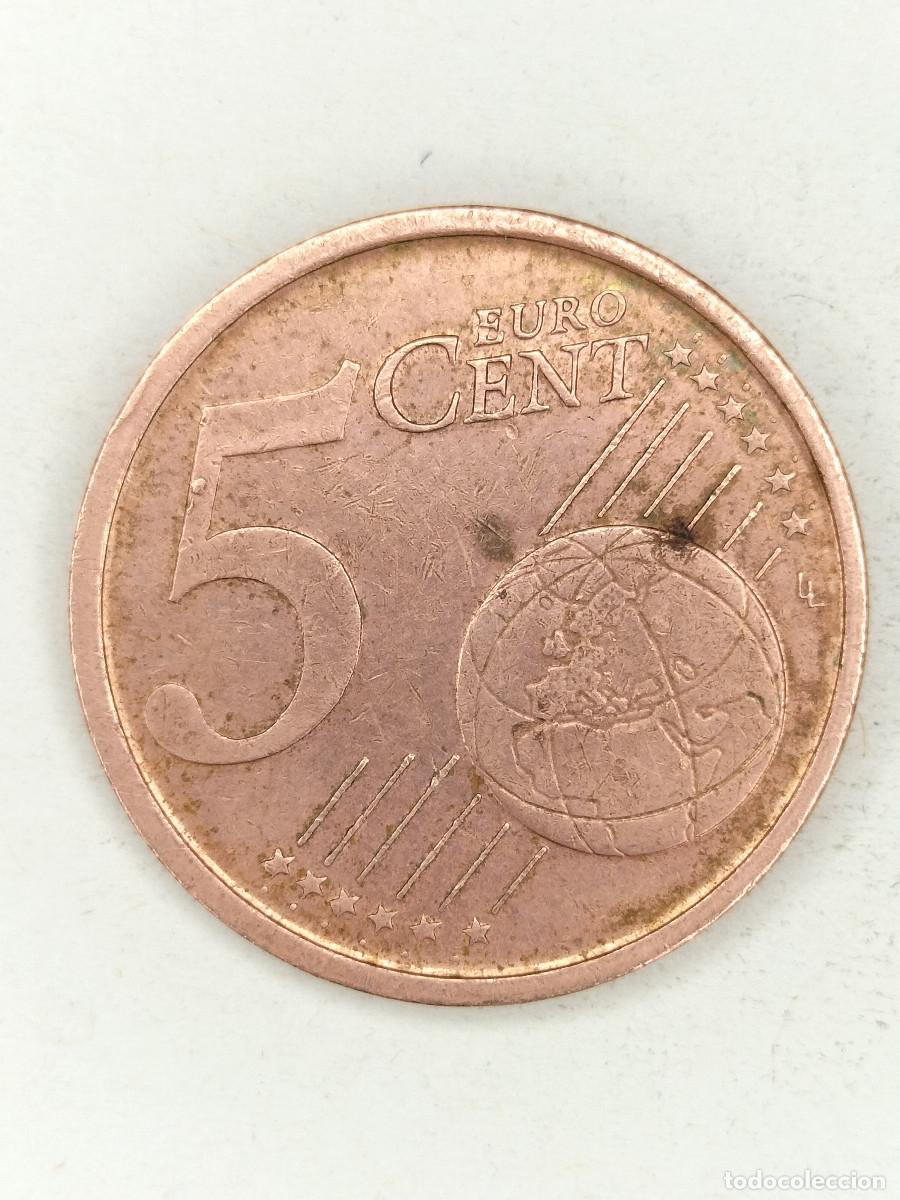 Euros: 10-02476 - ESPA&Ntilde;A 5 cent &euro; - 2000 - CU&Ntilde;O ROTO EN 5 - Foto 3