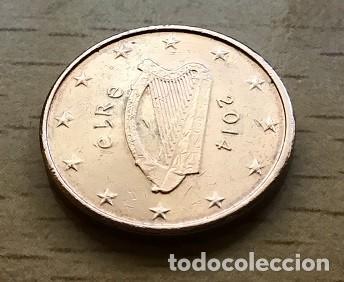 Euros: 1 c&eacute;ntimo de euro de Irlanda. A&ntilde;o 2014 - Foto 1