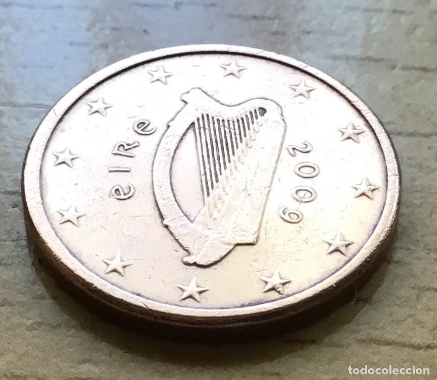 Euros: 1 c&eacute;ntimo de euro de Irlanda. A&ntilde;o 2009