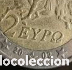 Euros: Moneda de 2&euro; de Grecia con $ en ⭐ - Foto 1