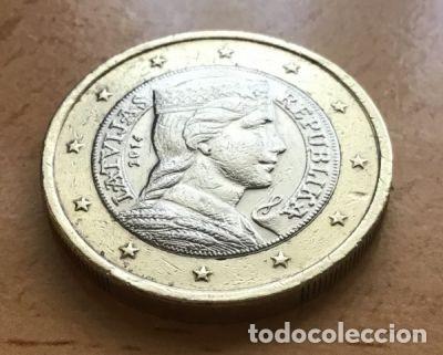 Euros: 1 euro de Letonia. A&ntilde;o 2014 - Foto 1