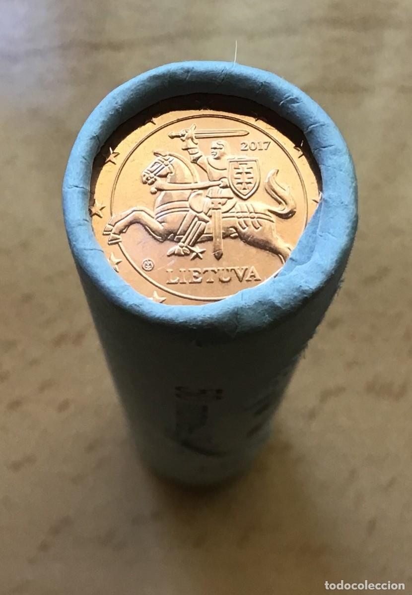 Euros: 2 c&eacute;ntimos de euro de Lituania. A&ntilde;o 2017. Sin circular - Foto 1