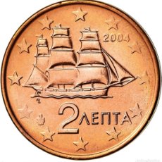 Euros: GRECIA 2 CENT AÑO 2004 SIN CIRCULAR SACADA DE CARTUCHO