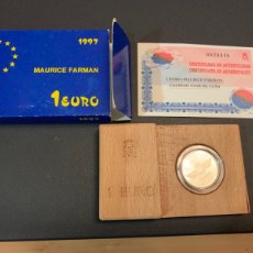 Euros: 1 EURO. PLATA 1997. MAURICE FARMAN