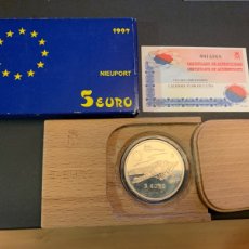 Euros: 5 EUROS PLATA 1997. NIUPORT. 33,62 GR. PLATA 925