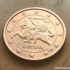Euros: 5 CÉNTIMOS DE EURO DE LITUANIA. AÑO 2015