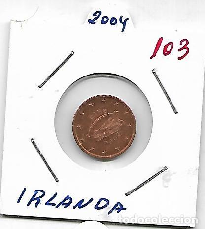 Euros: Moneda n.103---- 1 centimo de Irlanda 2004 el que ves - Foto 1