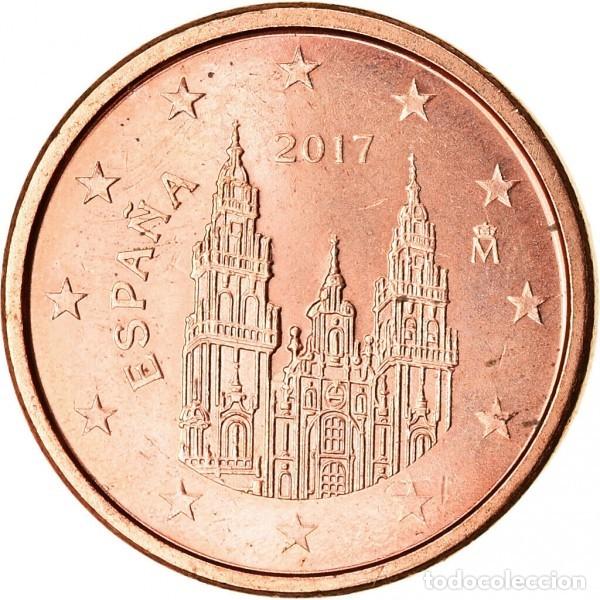 Euros: Moneda 1 c&eacute;ntimos Espa&ntilde;a 2017 UNC - Foto 1