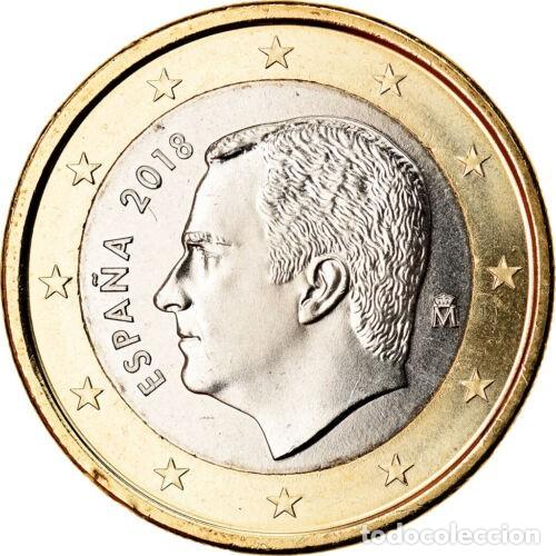 Euros: Moneda 1 Euro Espa&ntilde;a 2018 - Foto 1