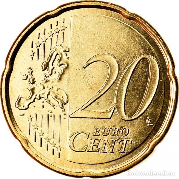 Euros: Moneda 20 c&eacute;ntimos Espa&ntilde;a 2018 - UNC - Foto 2