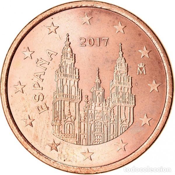 Euros: Moneda 2 c&eacute;ntimos Espa&ntilde;a 2017 UNC - Foto 1