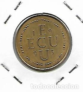 Euros: Moneda n.109---moneda de ecus 1993 LA que ves - Foto 2
