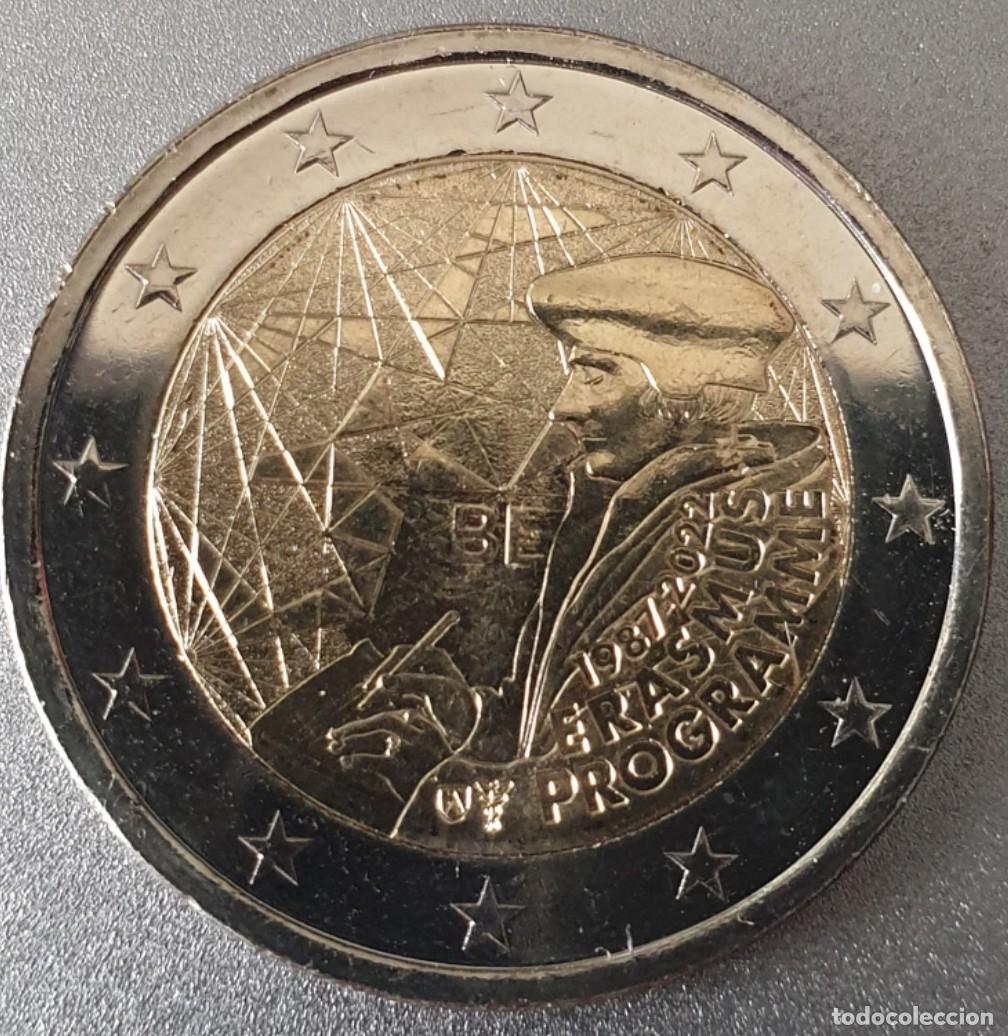 Euros: MONEDA 2 EUROS BELGICA 2022 - PROGRAMA ERASMUS - SIN CIRCULAR - Foto 1