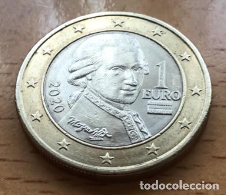 Euros: 1 euro de Austria. A&ntilde;o 2020