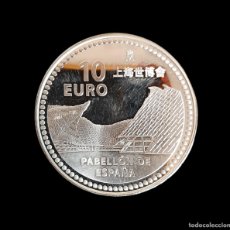 Euros: (MO-231207)MONEDA DE ESPAÑA 10 DIEZ EUROS 2010 PLATA PRUEBA EXPO DE SHANGAI PABELLON