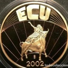 Euros: MONEDA ECU EUROPA 2002 EN SU CAPSULA DE PROTECCION