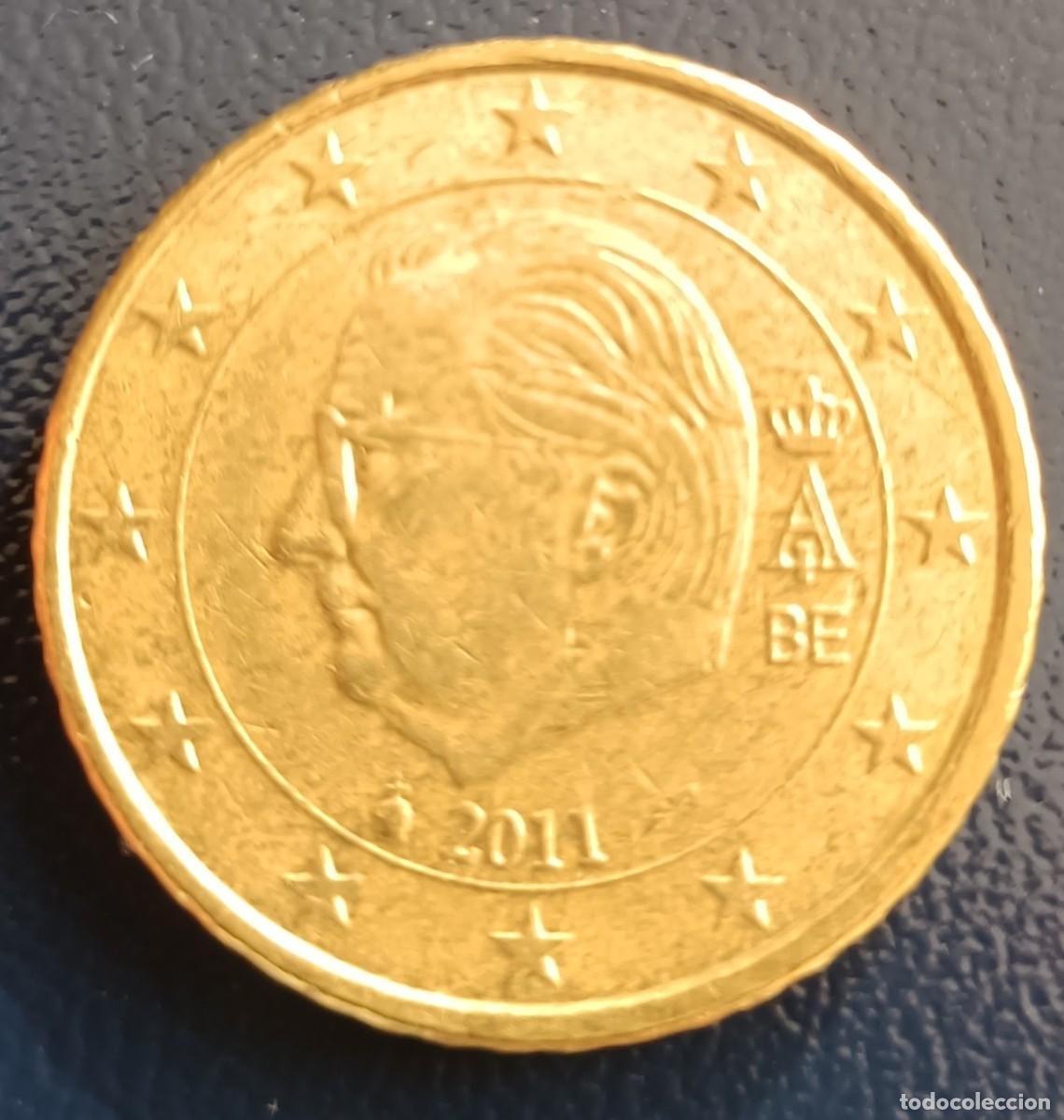 Euros: 50 C&eacute;ntimos 2011 - B&eacute;lgica - Foto 1