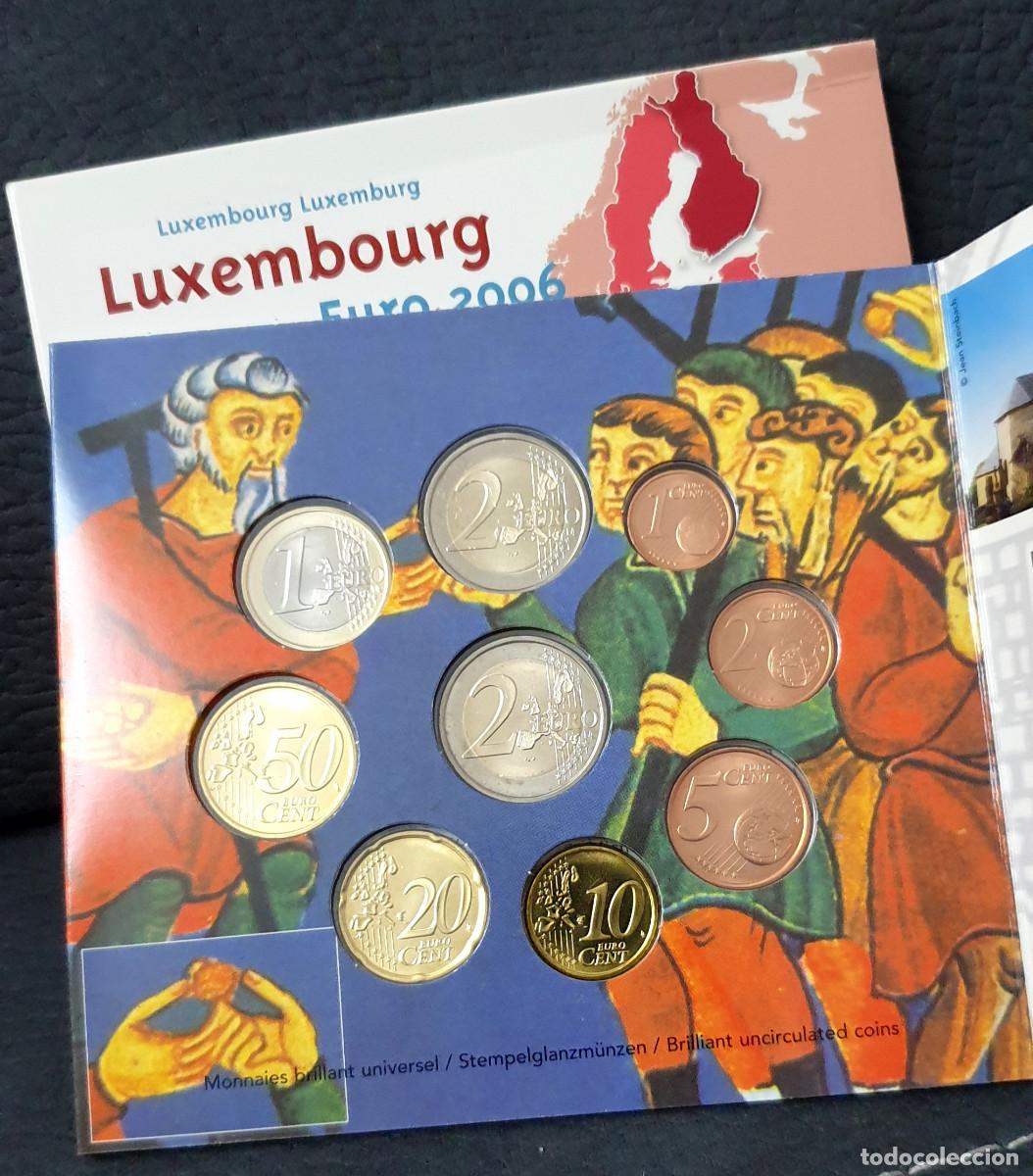 Euros: Luxemburgo 2006 cartera 9 monedas - Foto 4