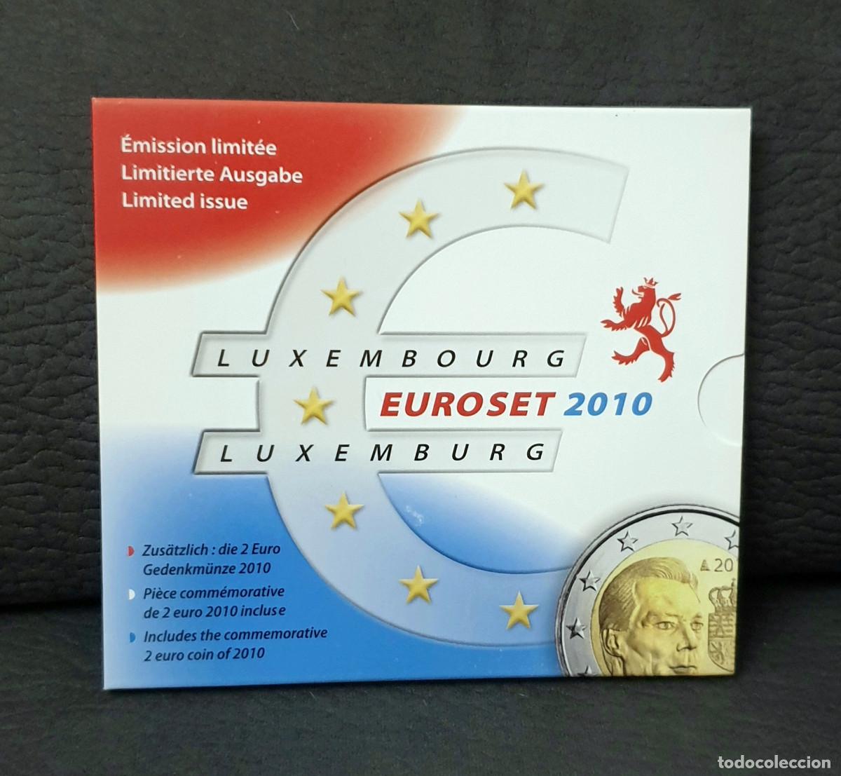 Euros: Luxemburgo 2010 cartera 9 monedas - Foto 1