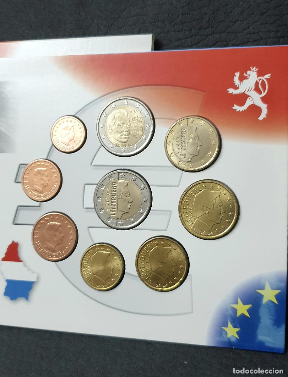 Euros: Luxemburgo 2010 cartera 9 monedas - Foto 3