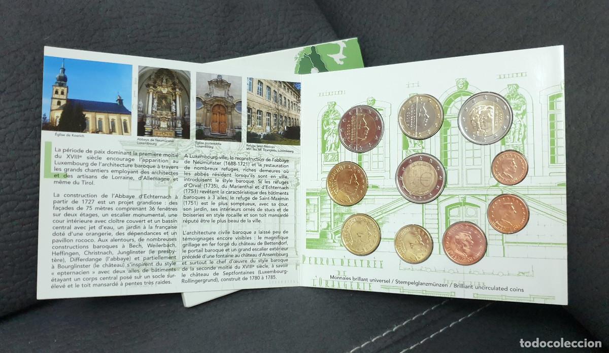Euros: Luxemburgo 2009 cartera 10 monedas - Foto 2