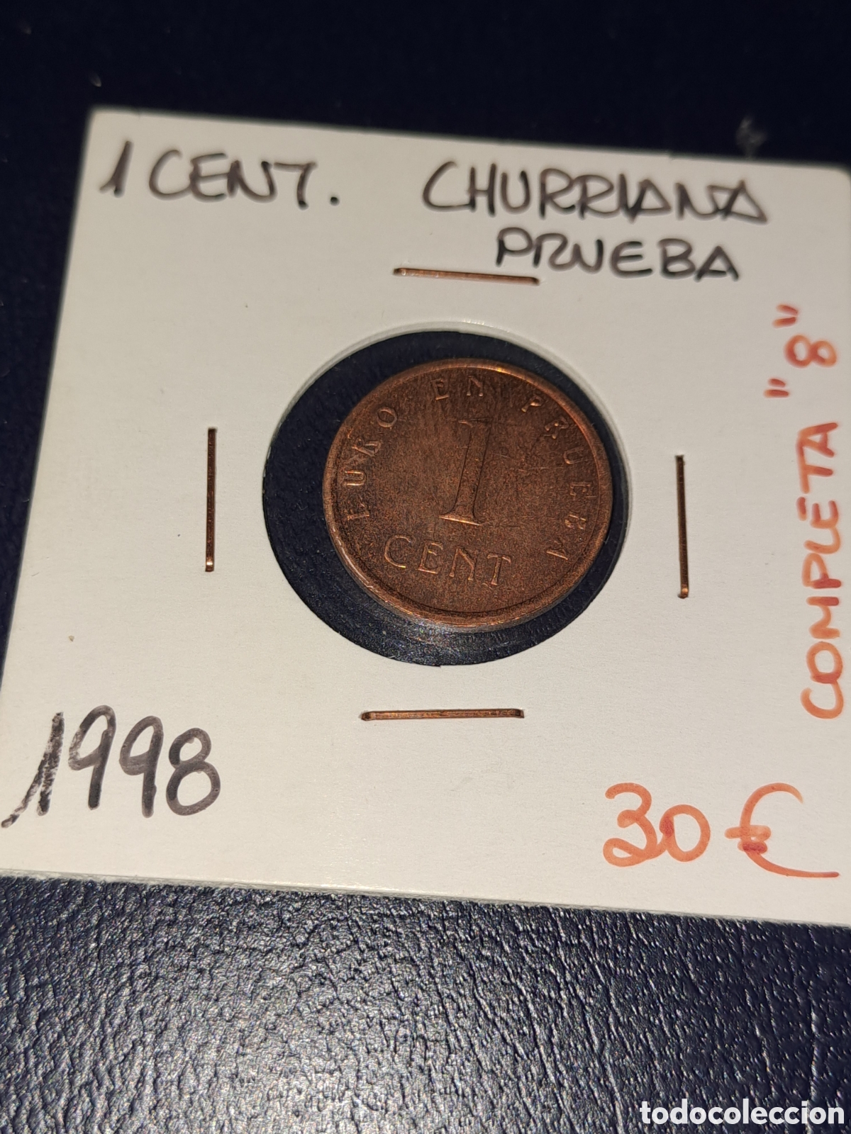 Euros: 1 c&eacute;ntimo churriana - Foto 1