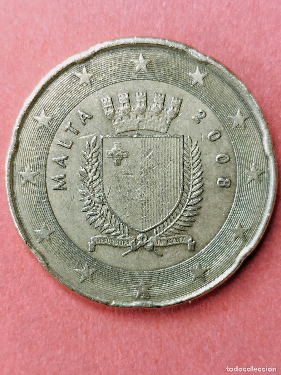 Euros: 10-03458-MALTA 20 cent &euro; - 2008 - Foto 1