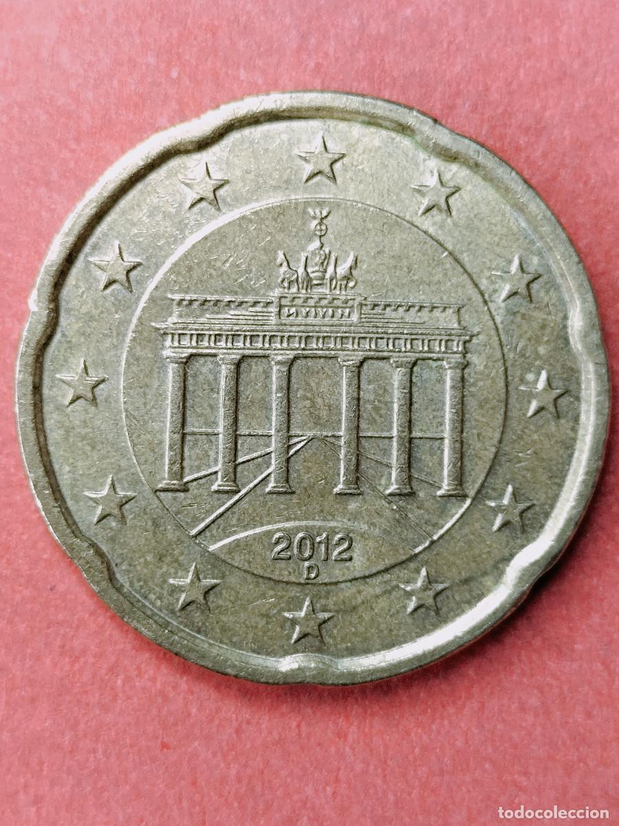 Euros: 10-03514-ALEMANIA 20 cent &euro; - 2012 D - Foto 1