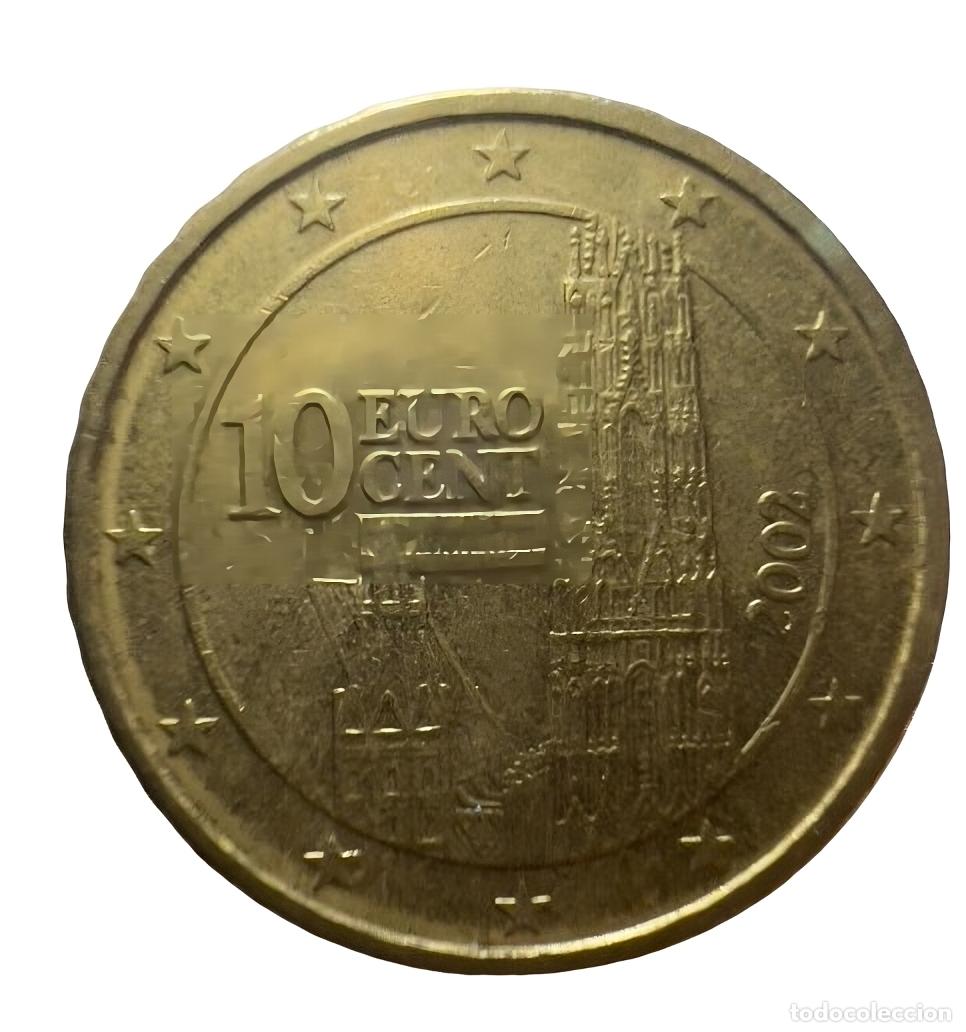 Euros: Moneda de 10 c&eacute;ntimos Austria 2002 - Foto 1