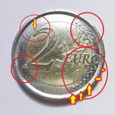 Euros: MONEDA DE 2 EUROS € ESPAÑA 2009 CON ERROR FALLO DE ACUÑACION