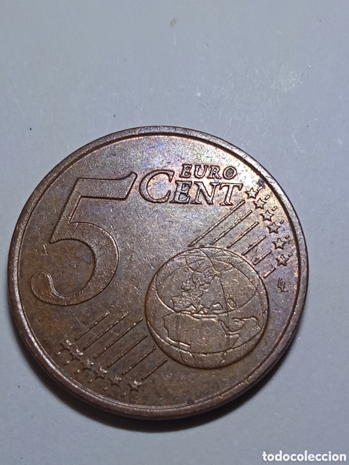 Euros: Rara 5 c&eacute;ntimo 1999 francia - Foto 2