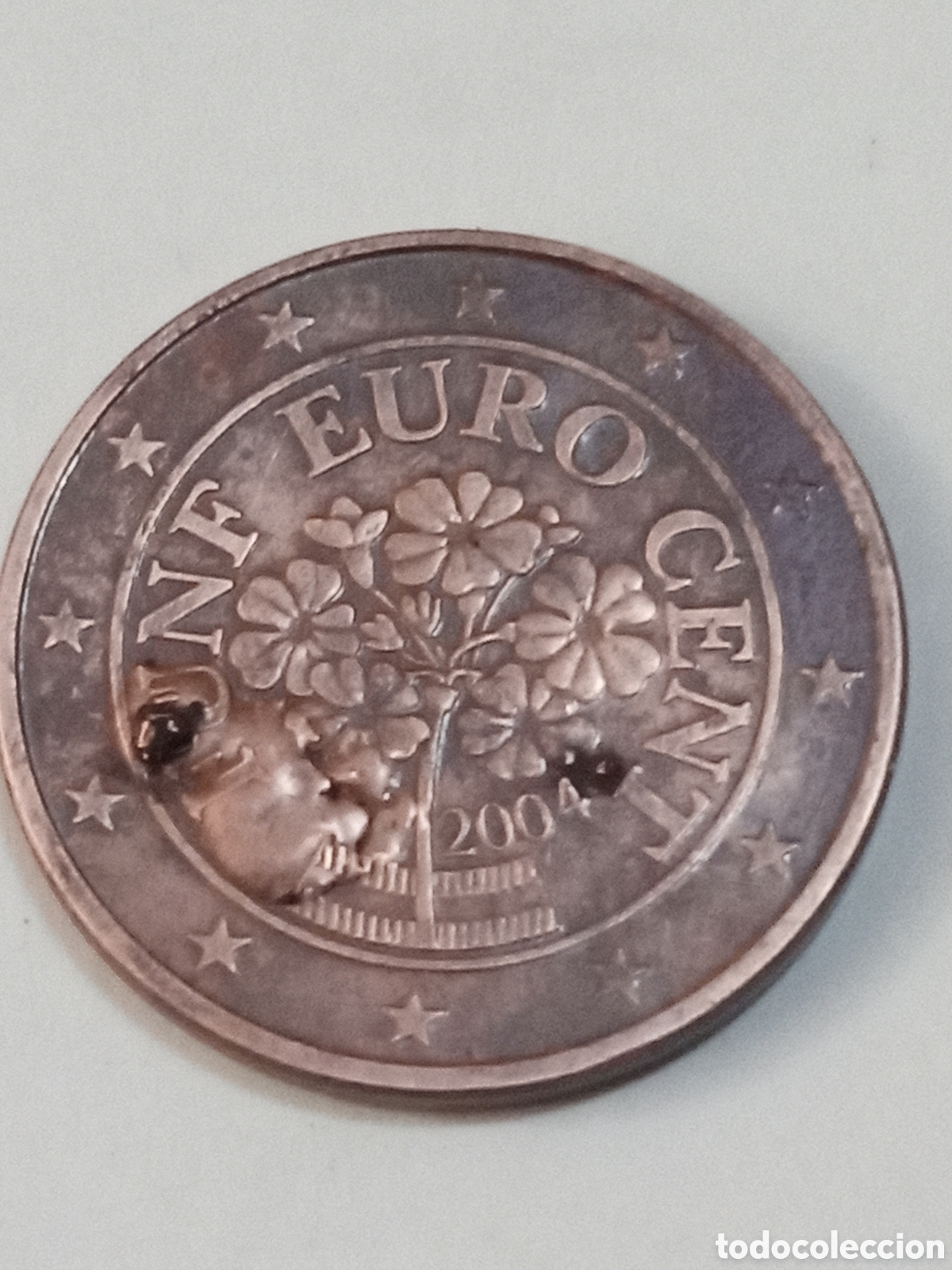 Euros: 5 c&eacute;ntimo Austria 2004 error - Foto 1