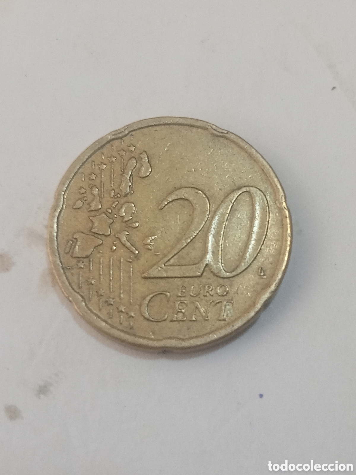 Euros: 20 c&eacute;ntimo 2002 grecia - Foto 2