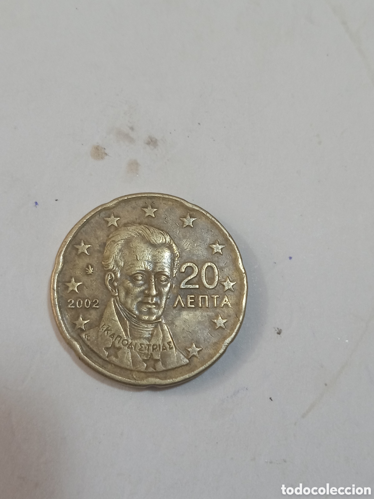 Euros: 20 c&eacute;ntimo 2002 grecia - Foto 1