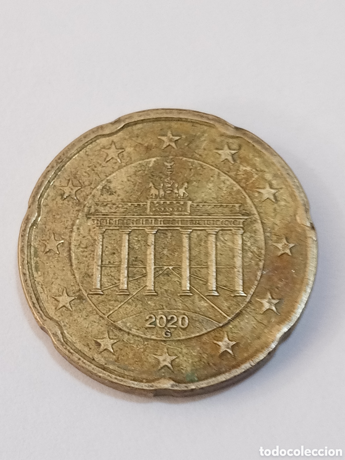 Euros: 20 c&eacute;ntimo G 2020 Alemania - Foto 1