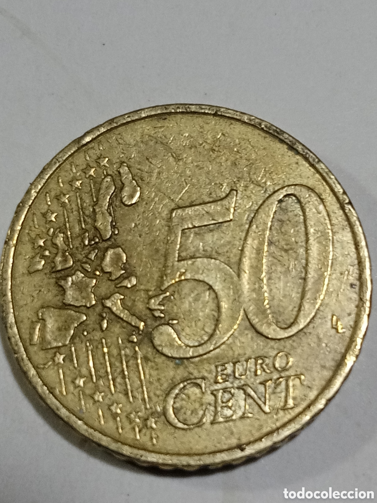 Euros: Rara 50 c&eacute;ntimo 1999 Francia - Foto 2